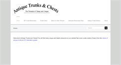 Desktop Screenshot of antiquetrunksandchests.com