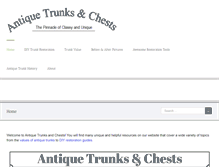Tablet Screenshot of antiquetrunksandchests.com